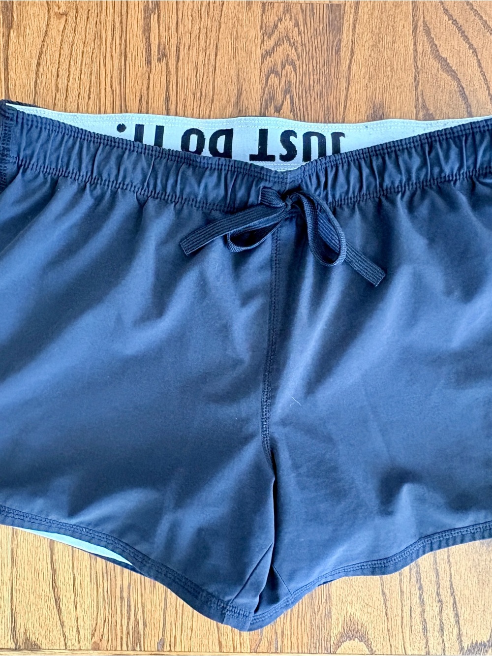 Nike Navy Drawstring Athletic Shorts